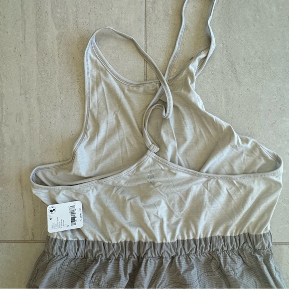 Free People Movement Back Packer Onesie Jumpsuit Color Muted Beige Size S - Picture 9 of 10